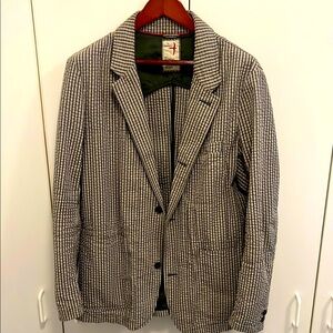 RELWEN SEERSUCKER TROPICAL TRAP BLAZER JACKET